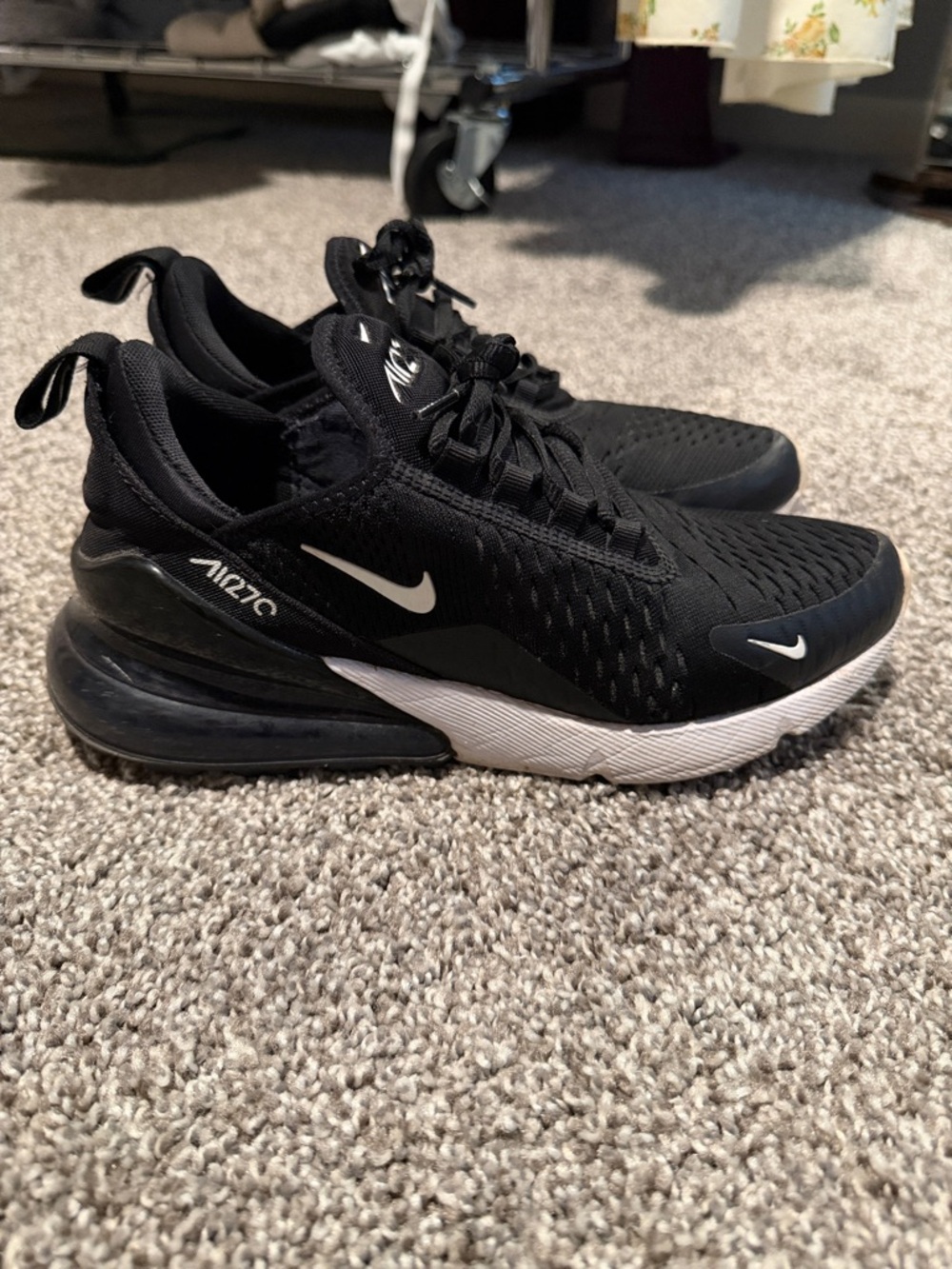Nike Black & White Running Sneakers